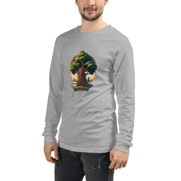 Wood - Give 'em a Hand - Unisex Long Sleeve Tee - Image 12