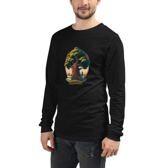 Wood - Give 'em a Hand - Unisex Long Sleeve Tee - Image 2