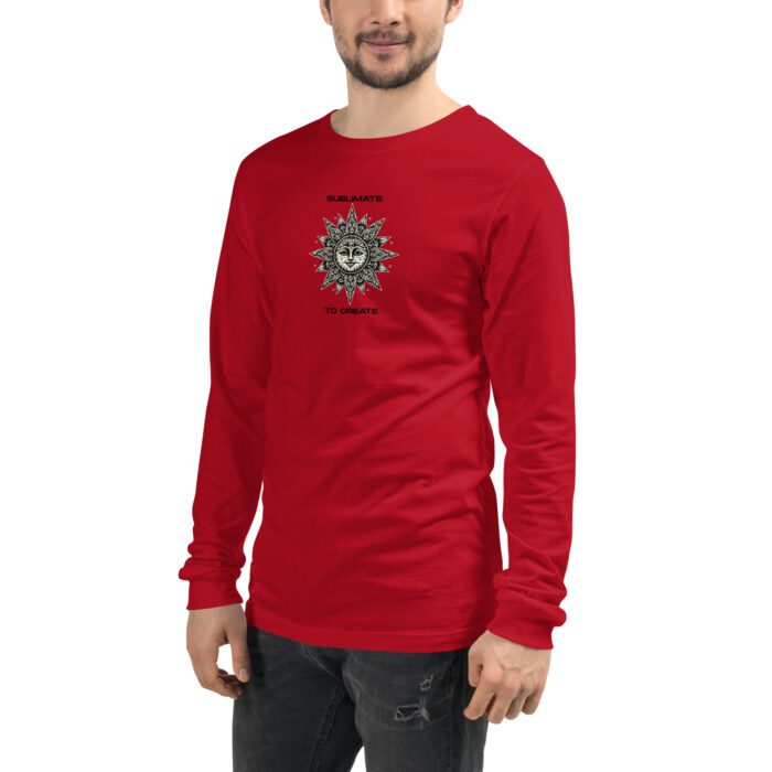 Sublimate-to-Create - Unisex Long Sleeve Tee - Image 3