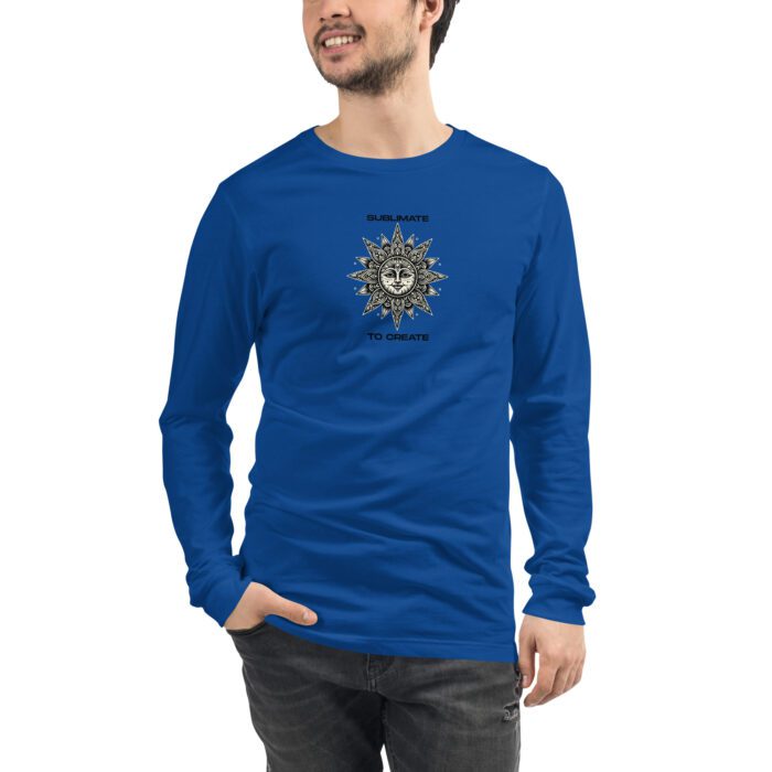 Sublimate-to-Create - Unisex Long Sleeve Tee - Image 4