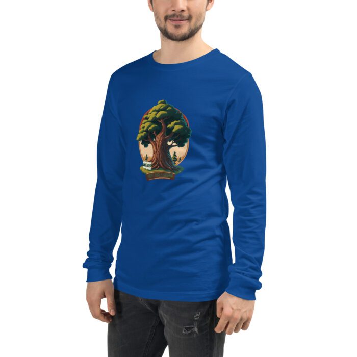 Wood - Give 'em a Hand - Unisex Long Sleeve Tee - Image 8