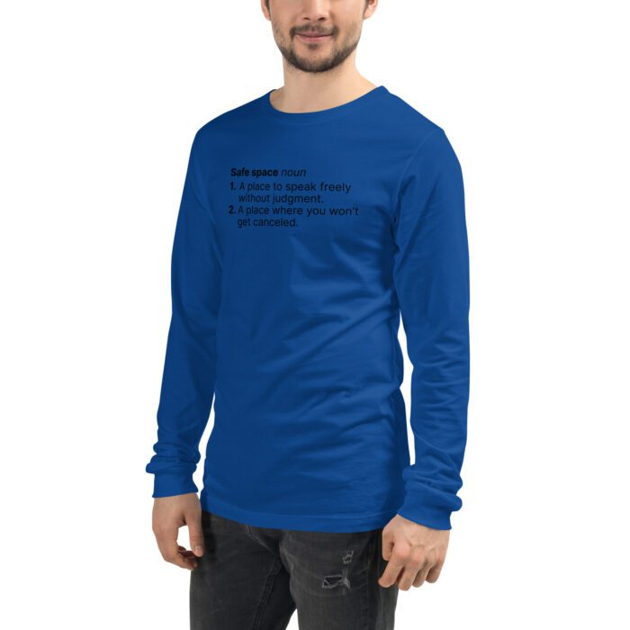 Safe-Space - Unisex Long Sleeve Tee - Image 5