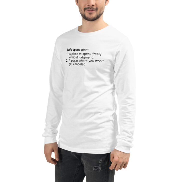Safe-Space - Unisex Long Sleeve Tee - Image 11