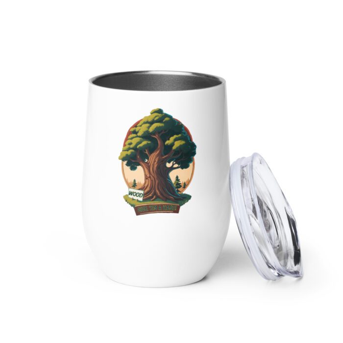 Wood - Give 'em a Hand - Wine tumbler