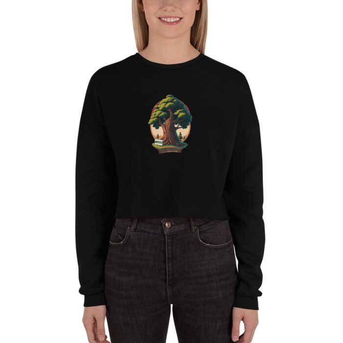 Wood - Give 'em a Hand - Crop Sweatshirt