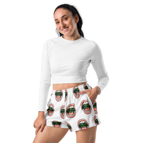 My Language My Choice - Women’s Recycled Athletic Shorts