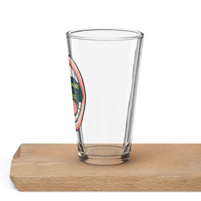 My Language My Choice - Shaker pint glass