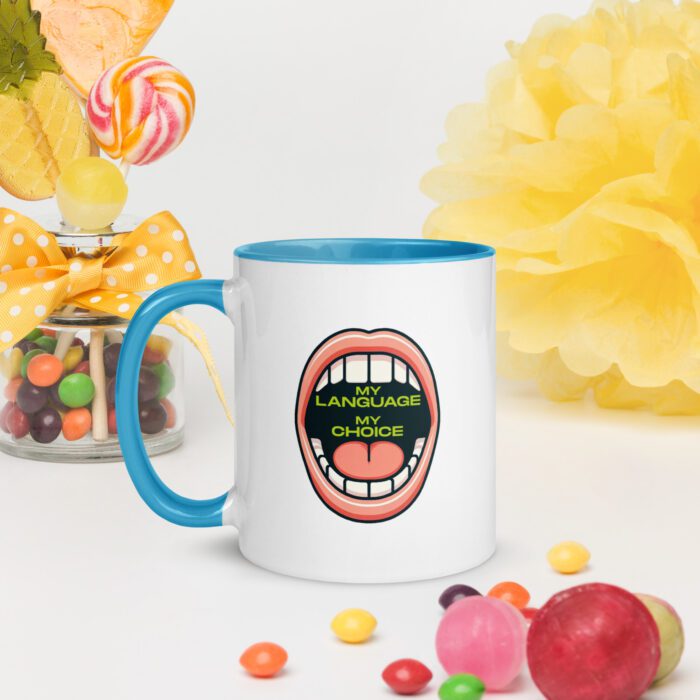 My Language My Choice - Mug with Color Inside
