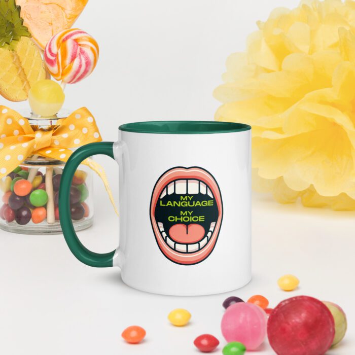 My Language My Choice - Mug with Color Inside
