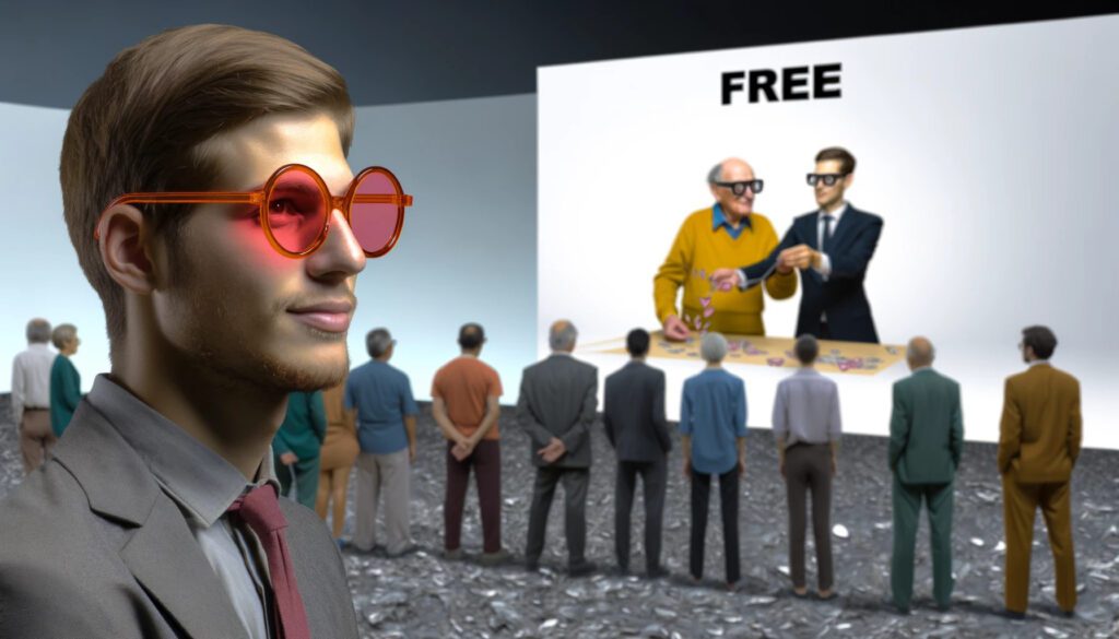 The world looks good through rose filtered glasses