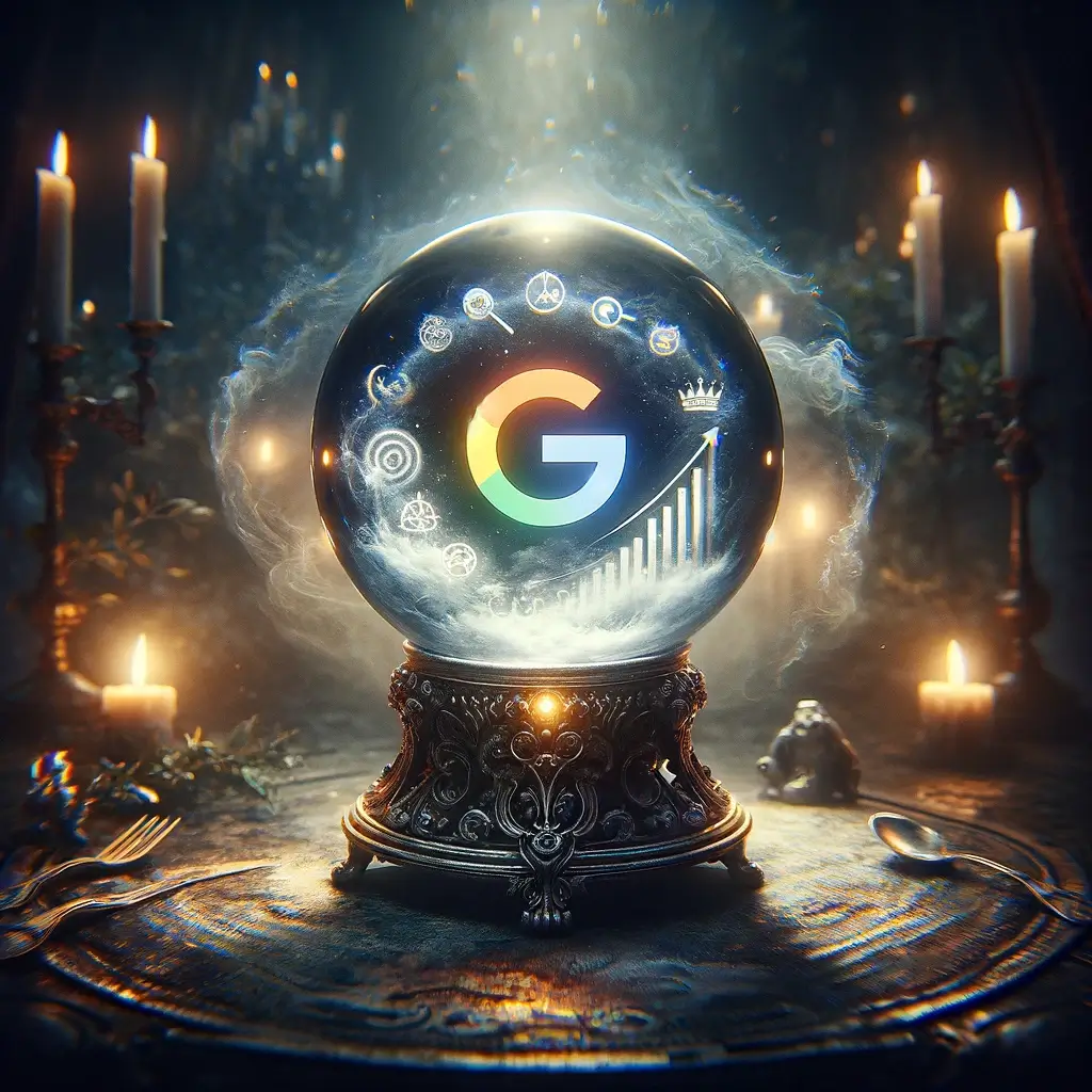 crystal-ball-displaying-Googles-log