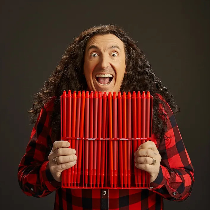 weird al supporting the red pen program