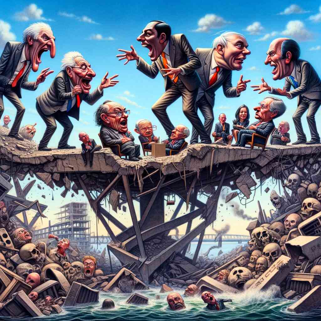 Bickering politicians