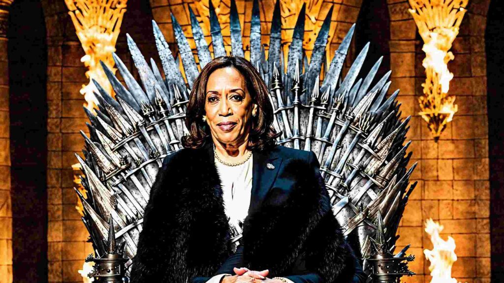 Kamala Harris on the Iron Throne