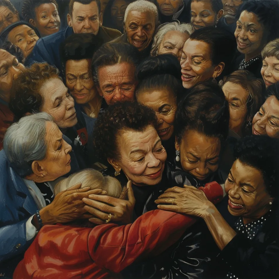 Marian Wright Edelman, poverty, hugs