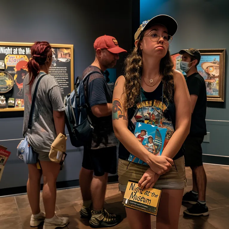 Excited museum-goers arrived at the Smithsonian