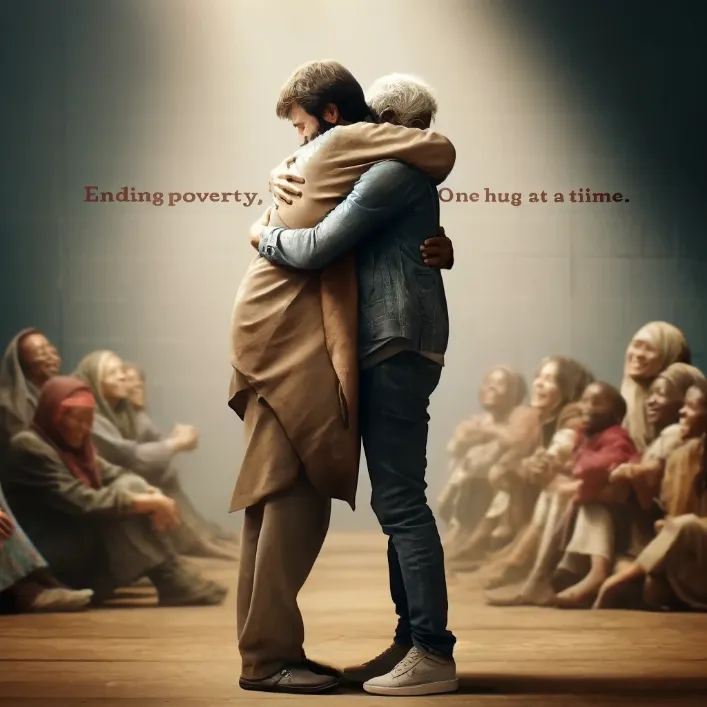 Edelman remains optimistic about the potential of her hug-based approach to ending poverty.