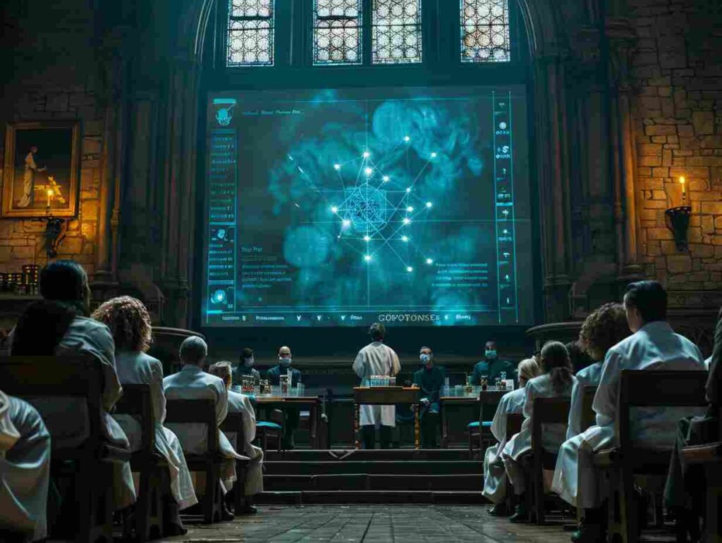 The Cathedral of AlphaFold the Almighty