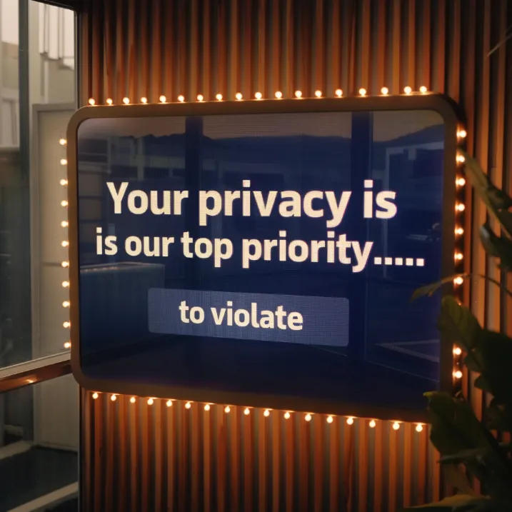 Lean into privacy violations