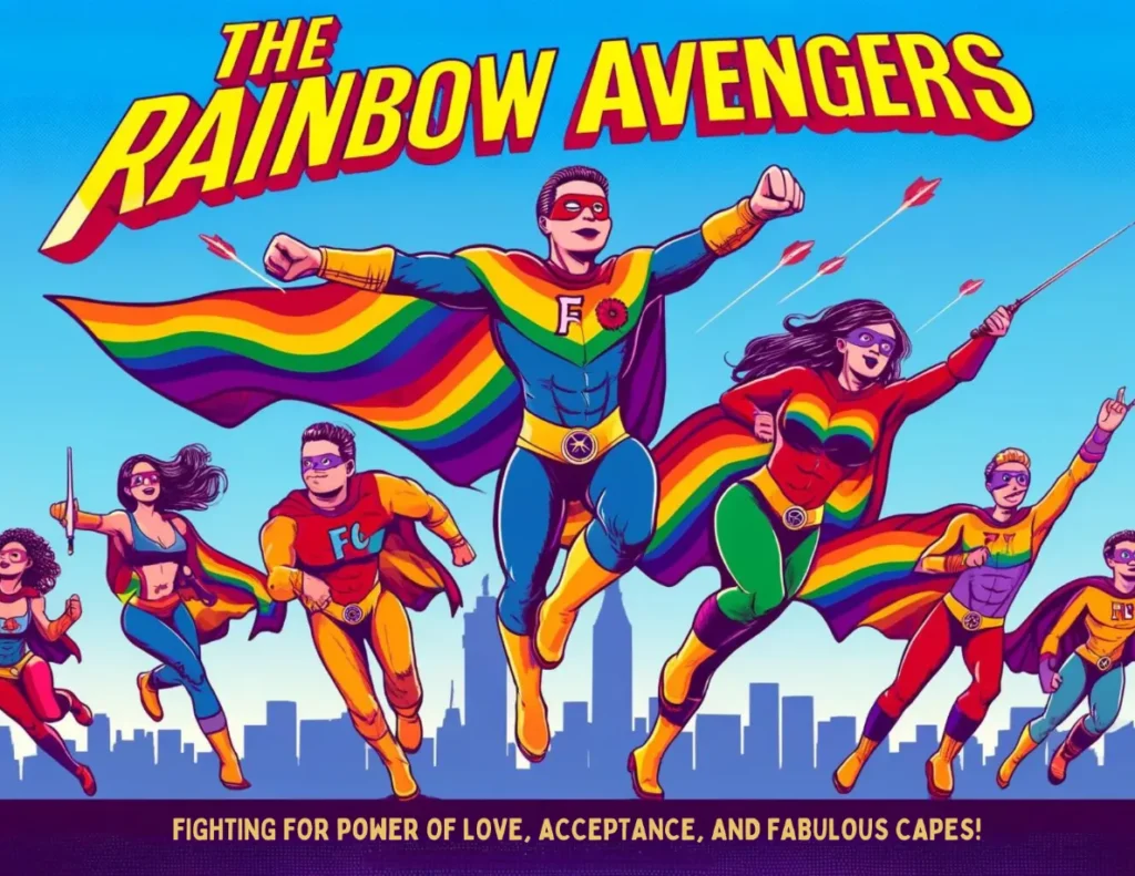 Redefining family values
Family Equality Council's superhero team