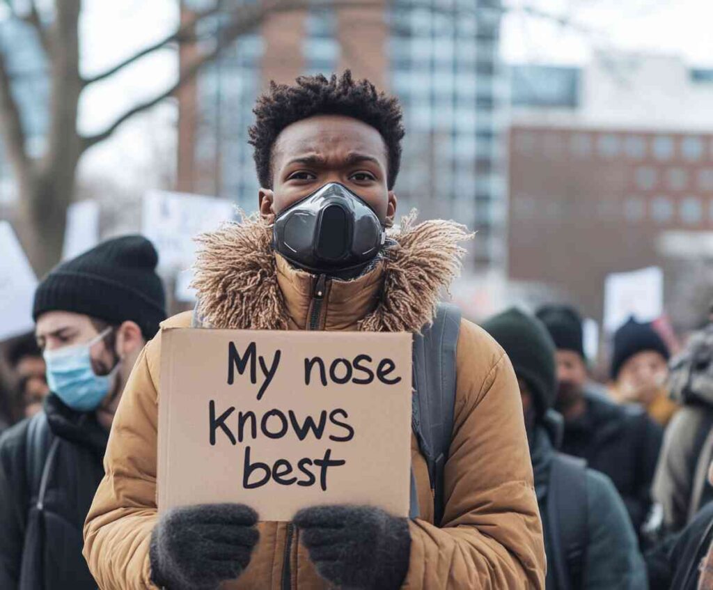 Perfume Protester Whose Nose Knows Best