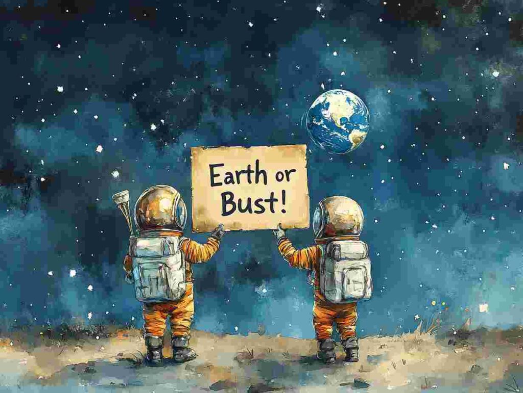 The_two_astronauts_holding_a_sign_that_reads_Earth