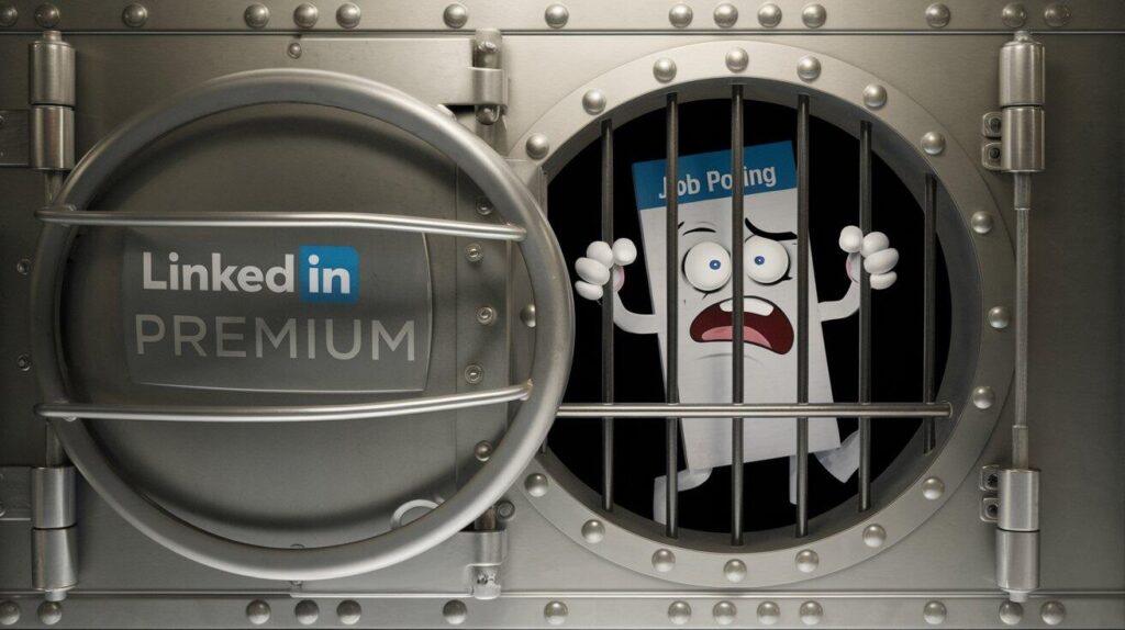 LinkedIn holding a job post hostage