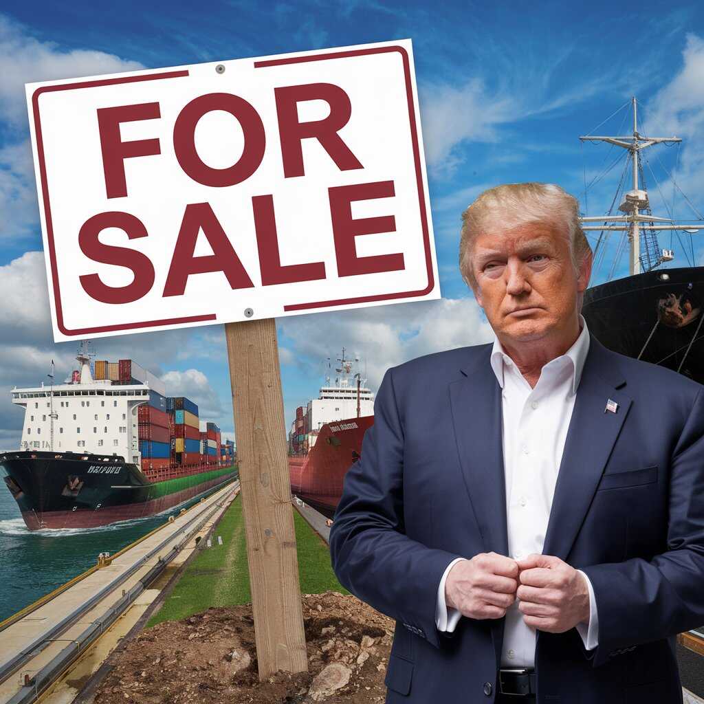 Trump at Panama Canal