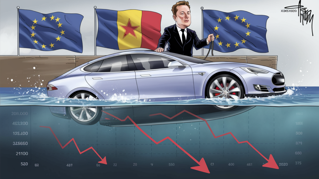 Tesla stock sink in Europe, Tesla stock price